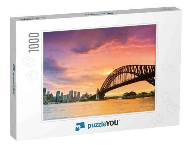 Sydney Harbor Panorama Viewed from Kirribilli in North Sy... Jigsaw Puzzle with 1000 pieces