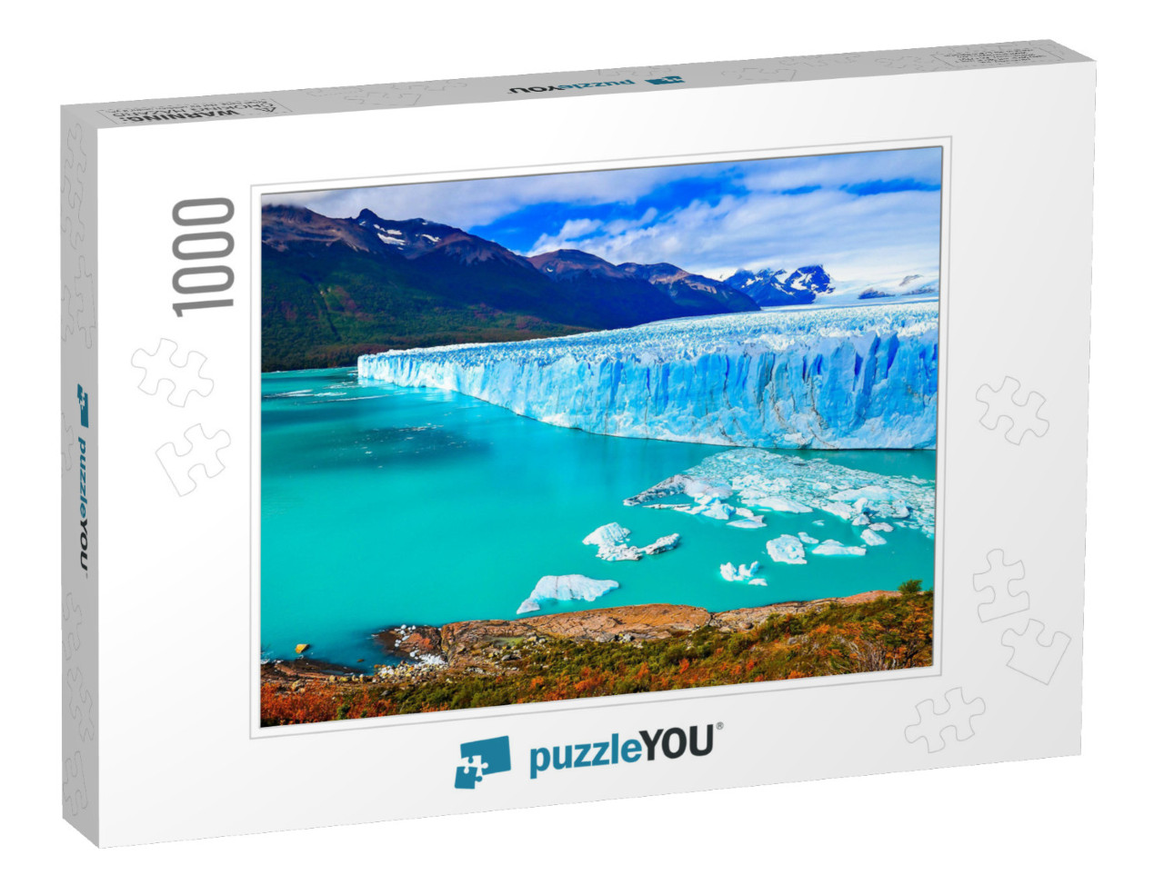 Perito Moreno Glacier in Patagonia, Argentina... Jigsaw Puzzle with 1000 pieces