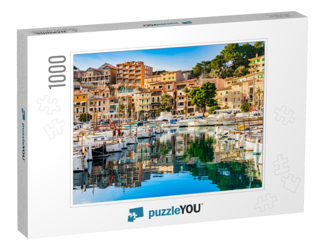 Beautiful View of Port De Soller, Majorca Island, Spain M... Jigsaw Puzzle with 1000 pieces