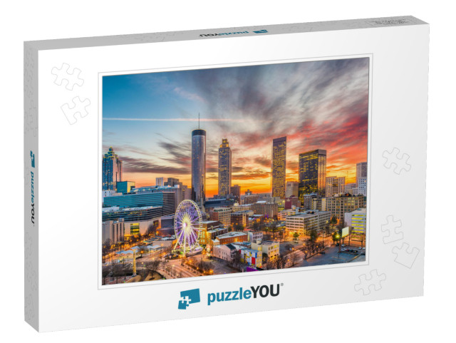 Atlanta, Georgia, USA Downtown Skyline... Jigsaw Puzzle