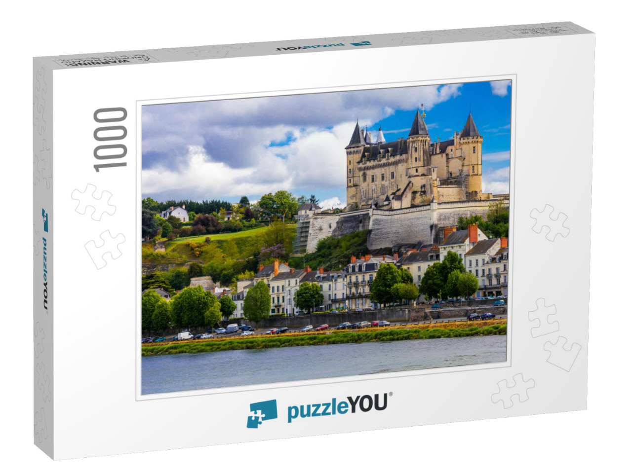 Great Medieval Castles of Loire Valley - Beautiful Saumur... Jigsaw Puzzle with 1000 pieces