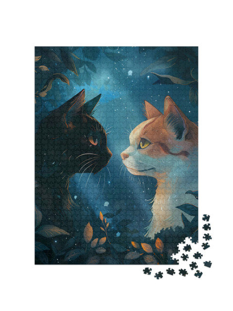 Our Cats Love Our World Jigsaw Puzzle with 1000 pieces