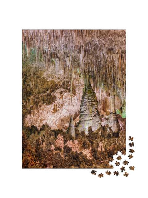 Fairyland in the Big Room of Carlsbad Caverns National Pa... Jigsaw Puzzle with 1000 pieces