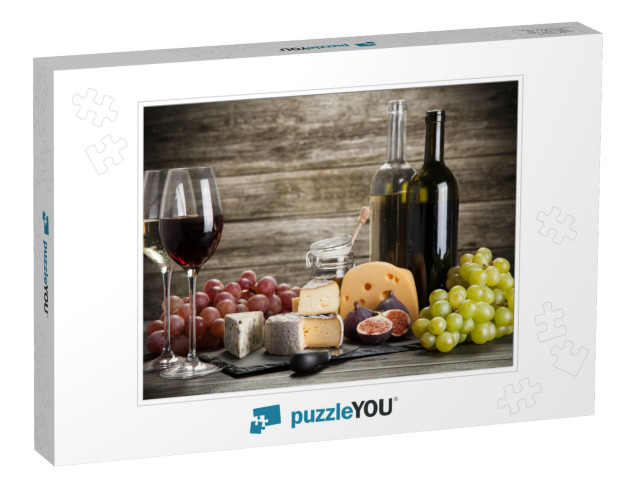 Wine & Cheese Still Life... Jigsaw Puzzle