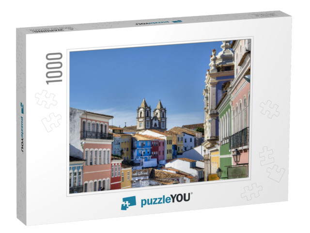 The Historic Center of Salvador, Brazil... Jigsaw Puzzle with 1000 pieces