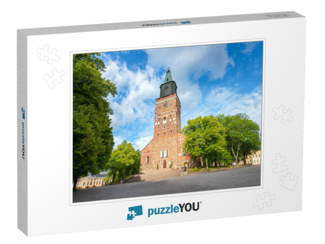 View of Turku Cathedral in Turku. Finland, Scandinavia... Jigsaw Puzzle