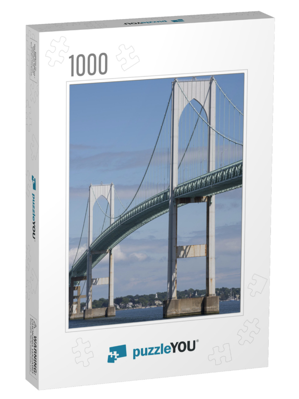 Newport Bridge, Connecting the Cities of Newport & Jamest... Jigsaw Puzzle with 1000 pieces