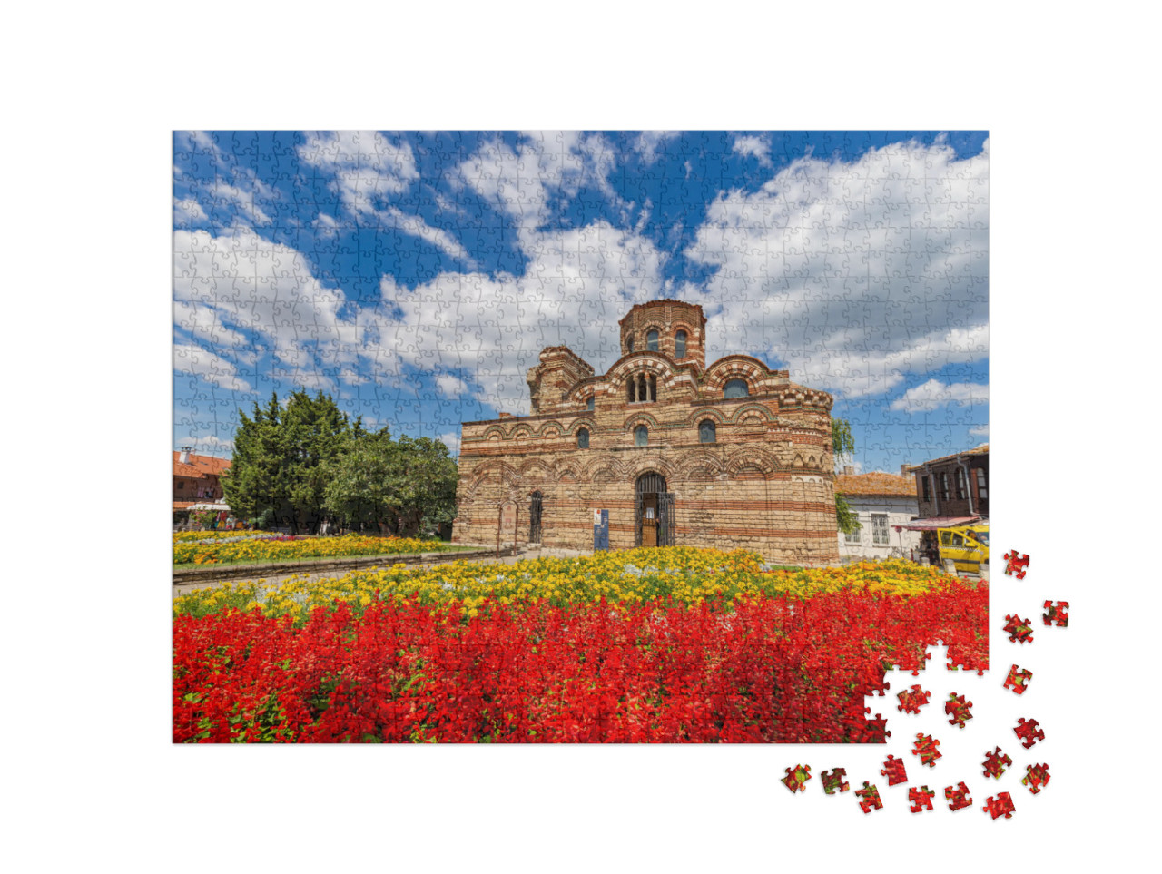 Nessebar, Bulgaria - Church of Christ Pantocrator in the... Jigsaw Puzzle with 1000 pieces