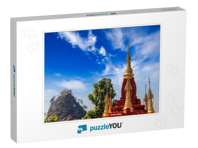 Popa Mount in Myanmar... Jigsaw Puzzle