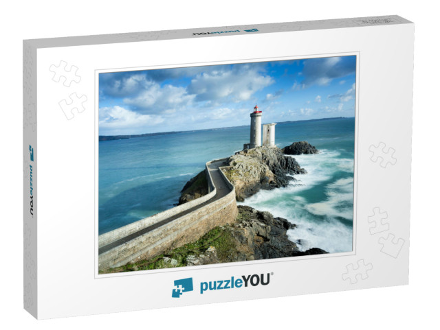 View of the Phare Du Petit Minou in Plouzane, Brittany, F... Jigsaw Puzzle