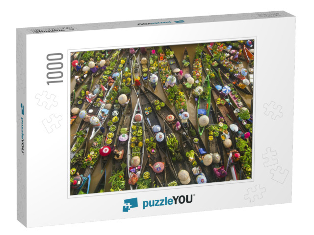 Floating Market... Jigsaw Puzzle with 1000 pieces