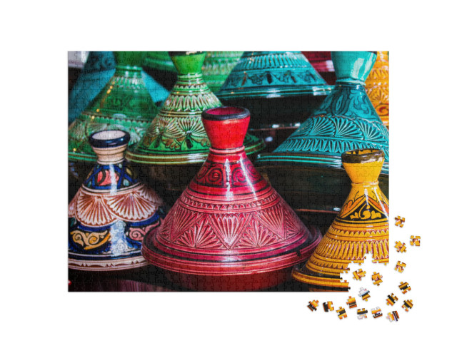 Tagine Morocco, Traditional Moroccan Gastronomic Ceramic... Jigsaw Puzzle with 1000 pieces