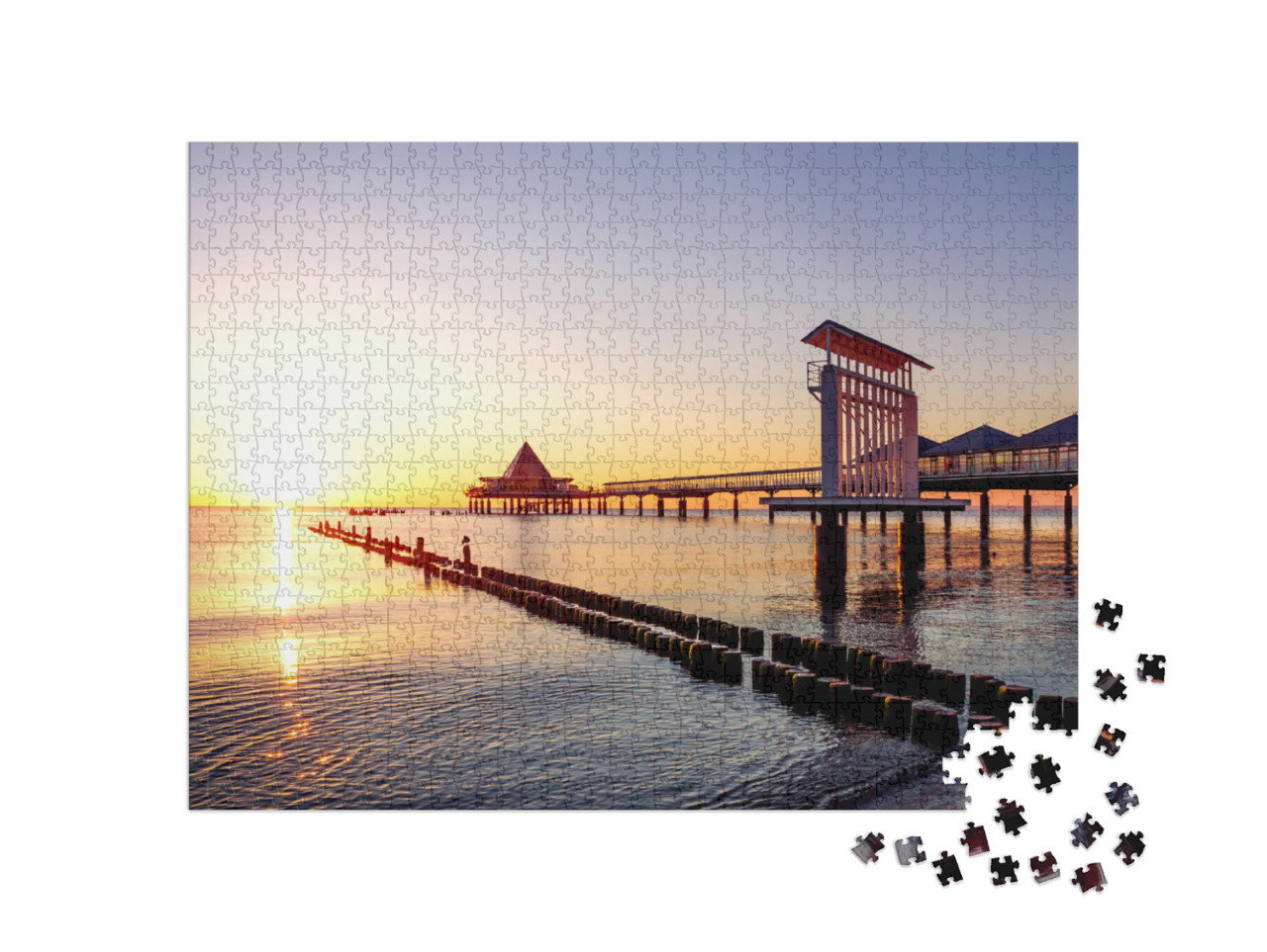 Seabridge Heringsdorf, Island Usedom, Germany... Jigsaw Puzzle with 1000 pieces