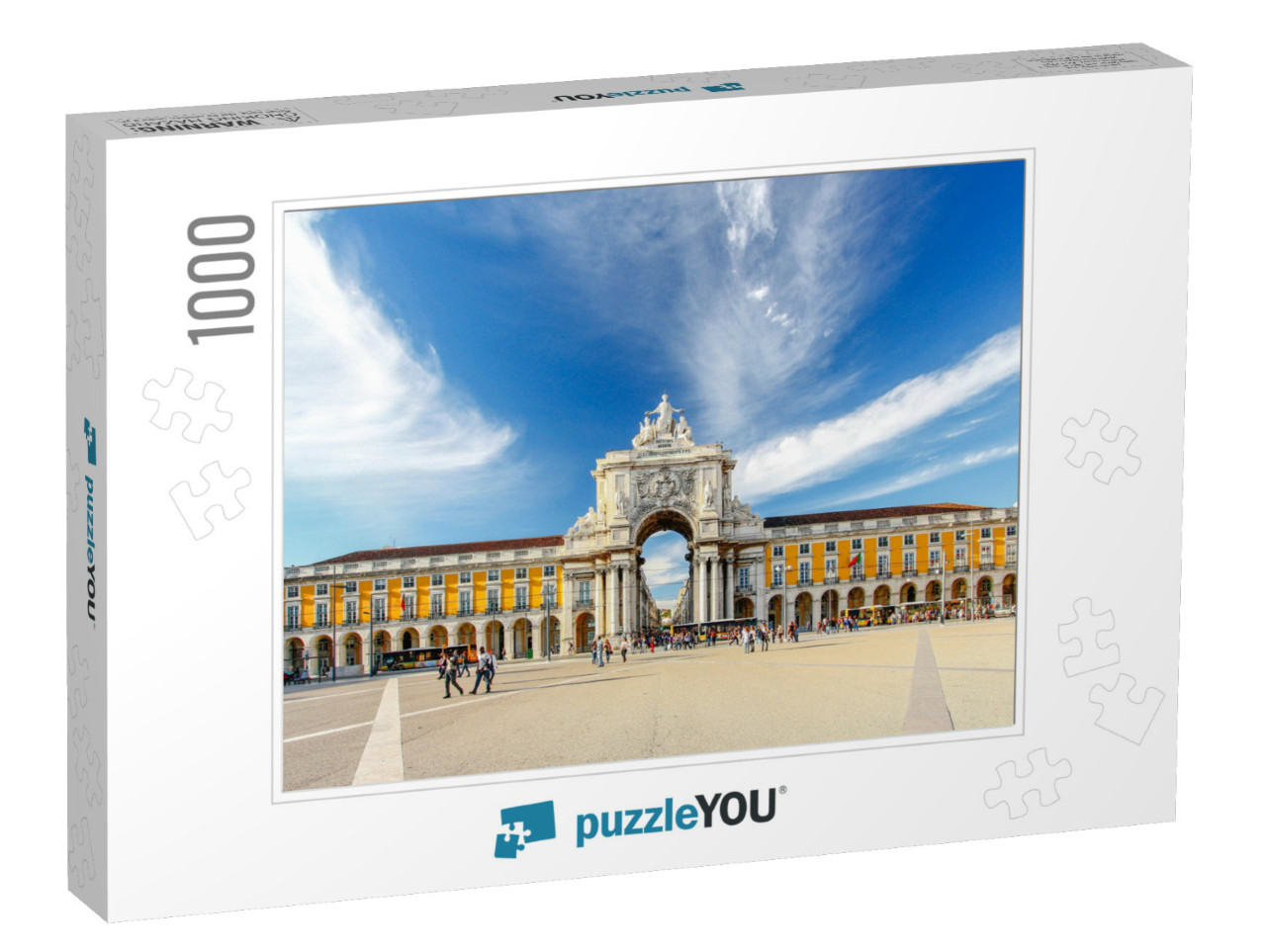 Famous Arch At the Praca Do Comercio, Lisbon, Portugal... Jigsaw Puzzle with 1000 pieces