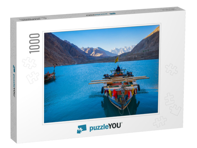 Attabad Lake in Northern Pakistan... Jigsaw Puzzle with 1000 pieces