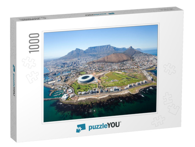 Overall Aerial View of Cape Town, South Africa... Jigsaw Puzzle with 1000 pieces