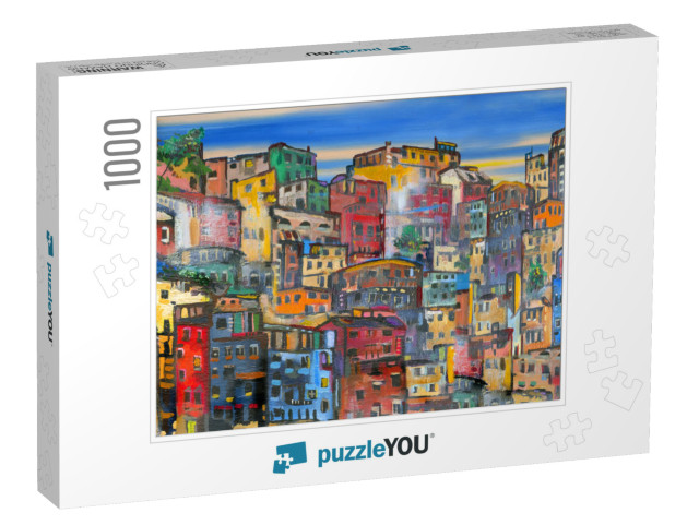 Color Homes... Jigsaw Puzzle with 1000 pieces