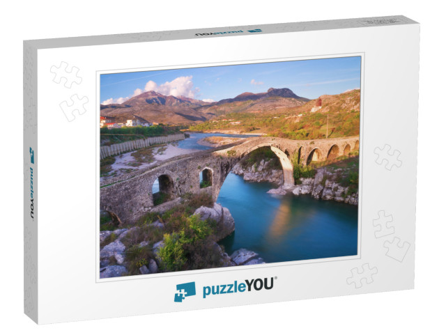 The Old Mes Bridge in Shkoder, Albania... Jigsaw Puzzle