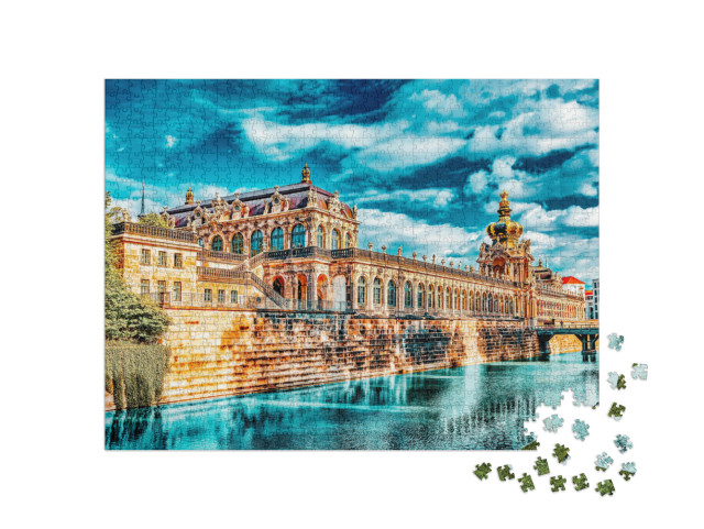 Zwinger Palace Der Dresdner Zwinger Art Gallery of Dresde... Jigsaw Puzzle with 1000 pieces