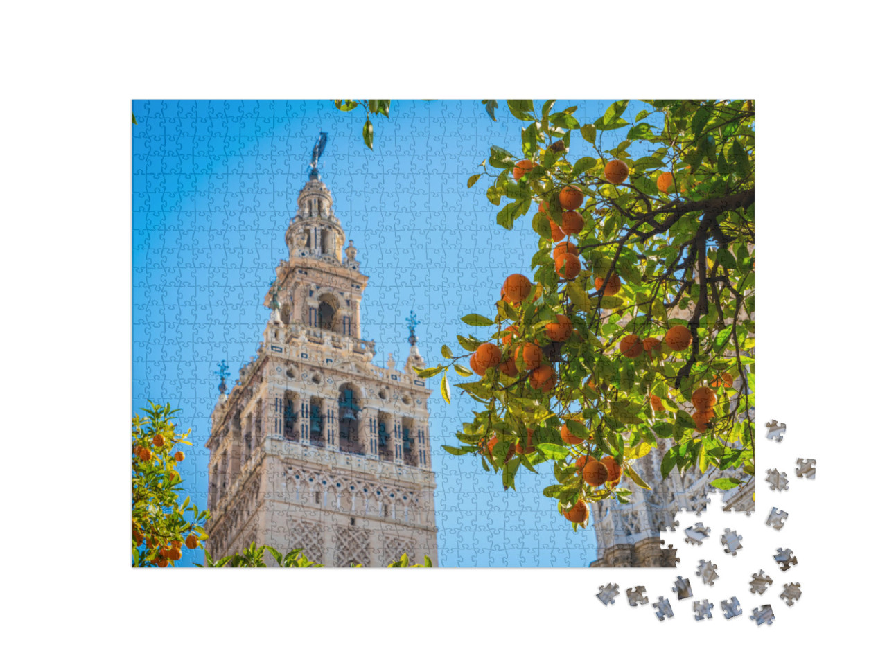 Giralda & Orange Tree Courtyard, Its the Name G... Jigsaw Puzzle with 1000 pieces