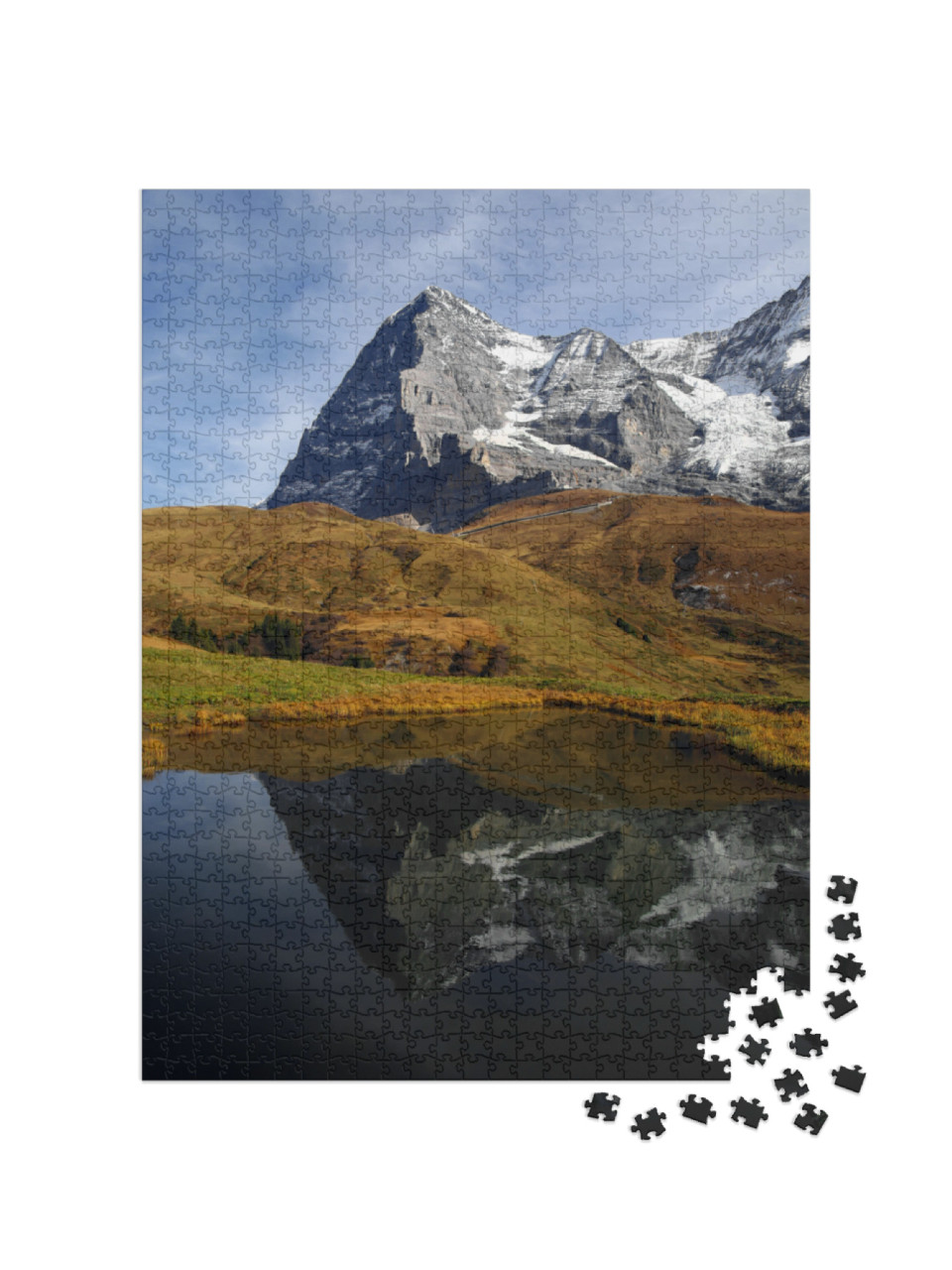 Eiger, Moench & Jungfrau, the Famous Triumvirate of the B... Jigsaw Puzzle with 1000 pieces