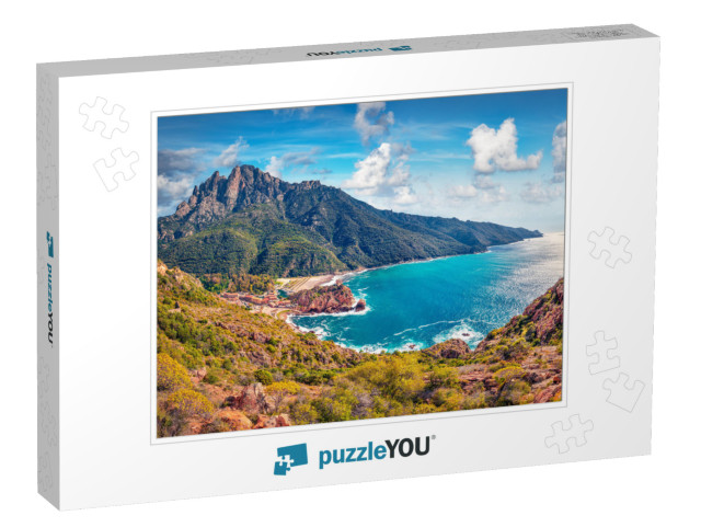 Beautiful Marine Scenery. Captivating Spring Cityscape of... Jigsaw Puzzle