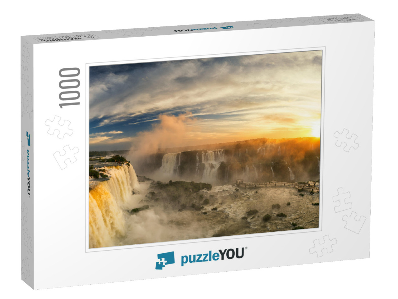 Iguazu Falls, Foz Do Iguazu, Brazil... Jigsaw Puzzle with 1000 pieces