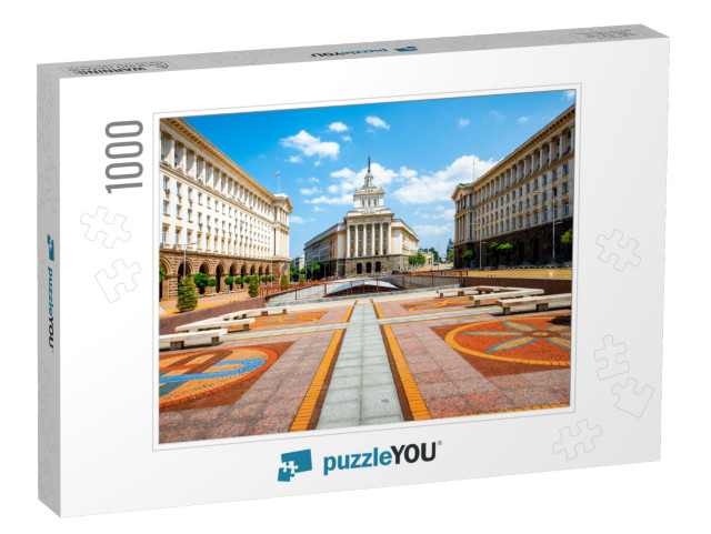 An Architectural Ensemble of Three Socialist Classicism E... Jigsaw Puzzle with 1000 pieces