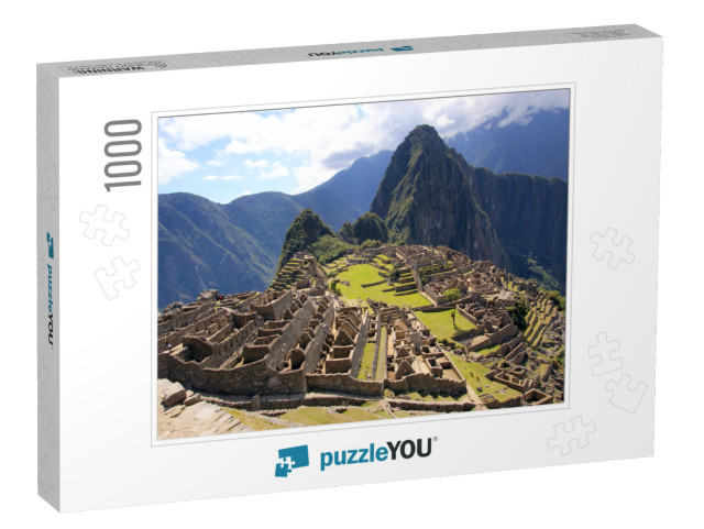 Mysterious City - Machu Picchu, Peru... Jigsaw Puzzle with 1000 pieces