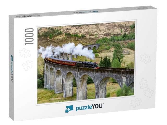 Glenfinnan Viaduct, Scotland. Travel/Tourist Destination... Jigsaw Puzzle with 1000 pieces