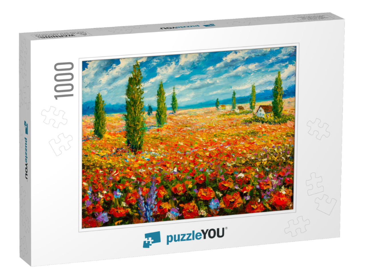 Flowers Paintings Monet Painting Claude Impressionism Pai... Jigsaw Puzzle with 1000 pieces