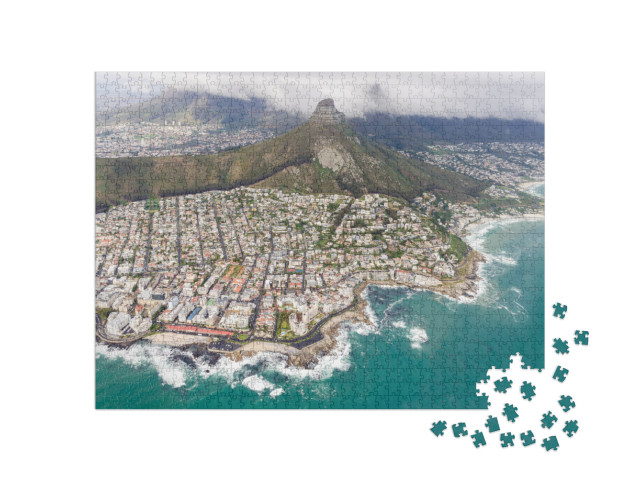 Aerial View of Cape Town South Africa... Jigsaw Puzzle with 1000 pieces