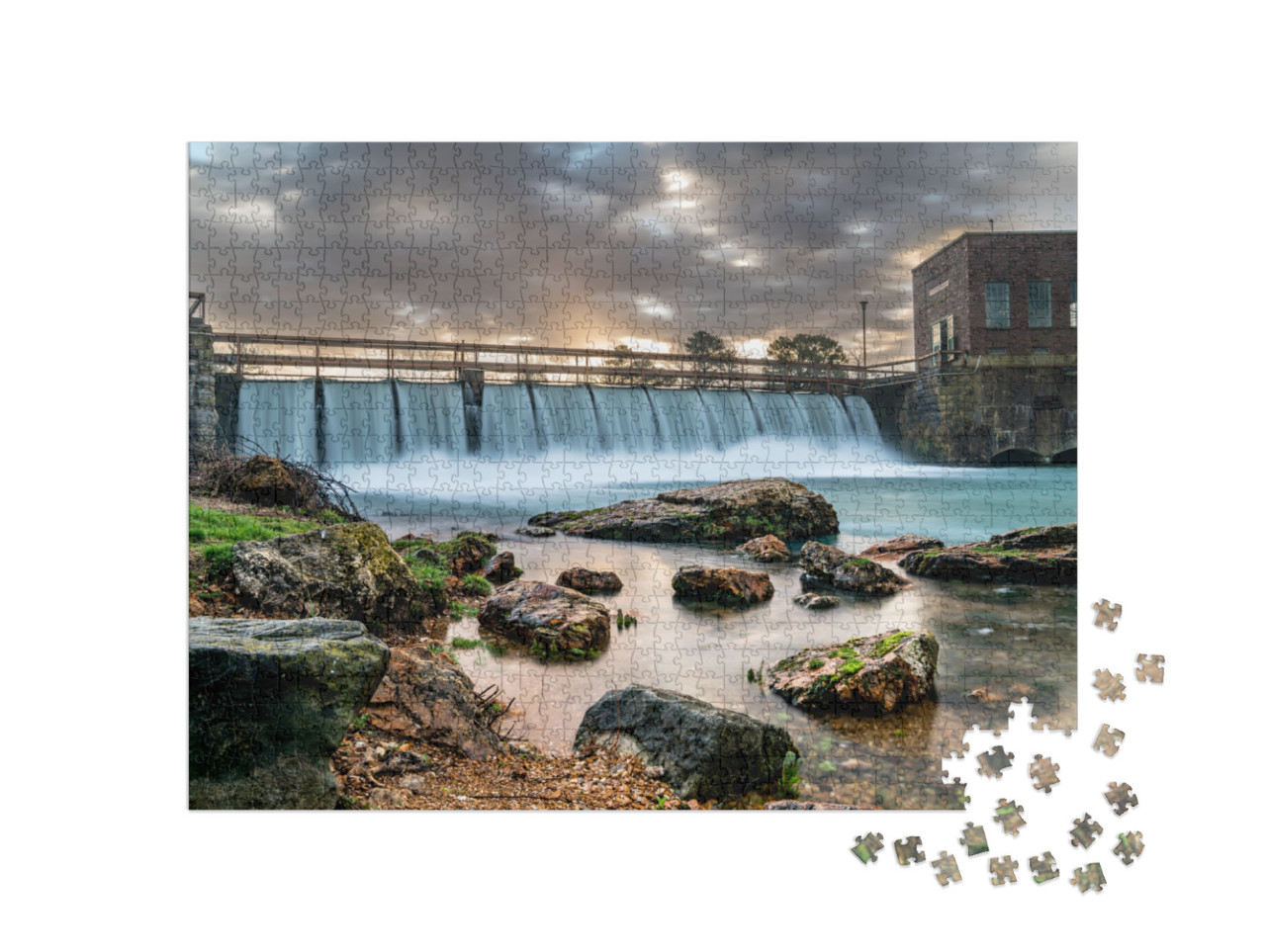 Got Up Early for a Sunrise & Some Walking Mammoth Spring... Jigsaw Puzzle with 1000 pieces