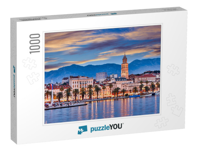 Split, Croatia. View of Split the Second Largest City of... Jigsaw Puzzle with 1000 pieces