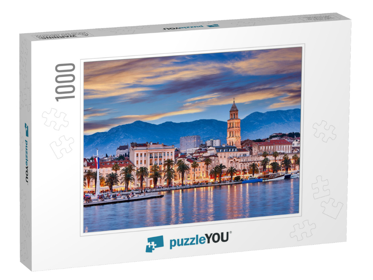 Split, Croatia. View of Split the Second Largest City of... Jigsaw Puzzle with 1000 pieces