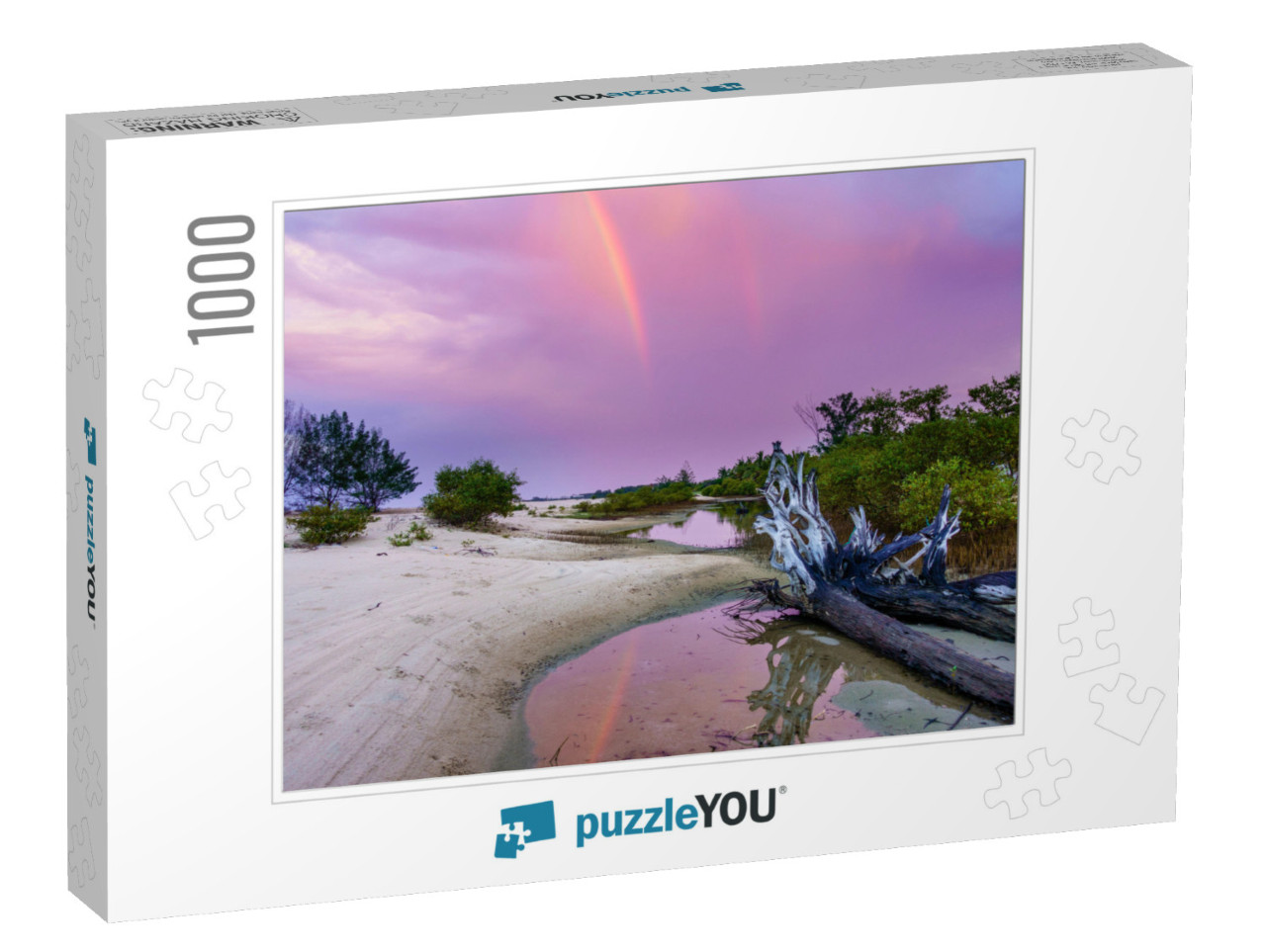 Dramatic Storm Sky Above Indian Ocean from Beaches of Moz... Jigsaw Puzzle with 1000 pieces