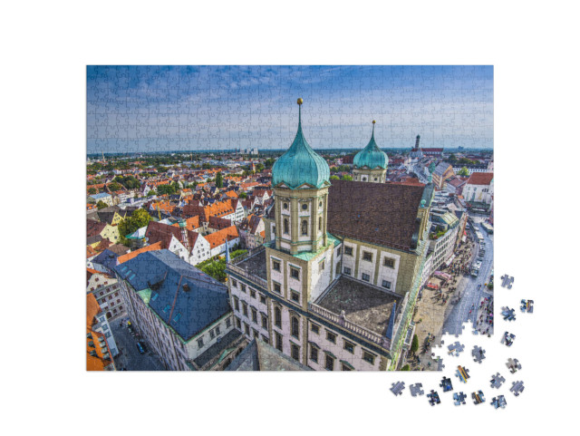 Augsburg Germany Old Townscape... Jigsaw Puzzle with 1000 pieces