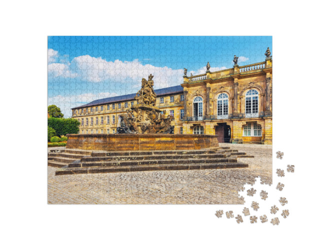 Scenic Summer View of the Old Town Architecture in Bayreu... Jigsaw Puzzle with 1000 pieces