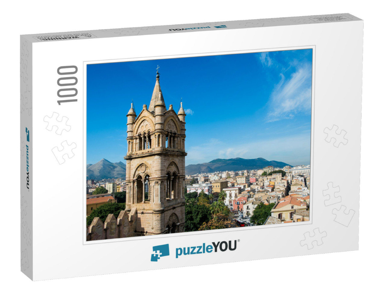 Aerial View of Palermo from Santa Maria Assunta Cathedral... Jigsaw Puzzle with 1000 pieces