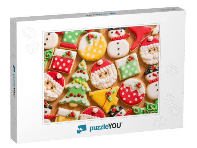 Gingerbread Cookies, Christmas Cookies, Homemade... Jigsaw Puzzle