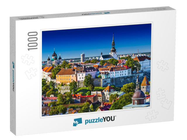 Tallinn, Estonia At the Old City... Jigsaw Puzzle with 1000 pieces