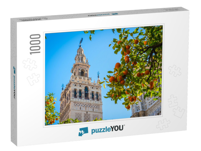 Giralda & Orange Tree Courtyard, Its the Name G... Jigsaw Puzzle with 1000 pieces