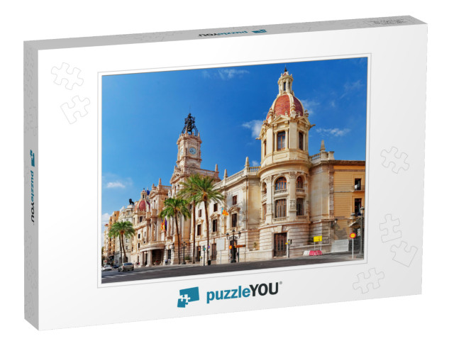 Cityscape Historical Places of Valencia - City in Spain... Jigsaw Puzzle