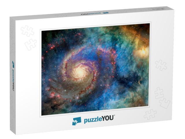 Awesome Spiral Galaxy Many Light Years Far from the Earth... Jigsaw Puzzle