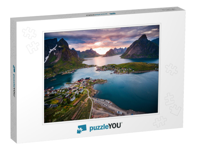 Lofoten Islands is an Archipelago in the County of Nordla... Jigsaw Puzzle