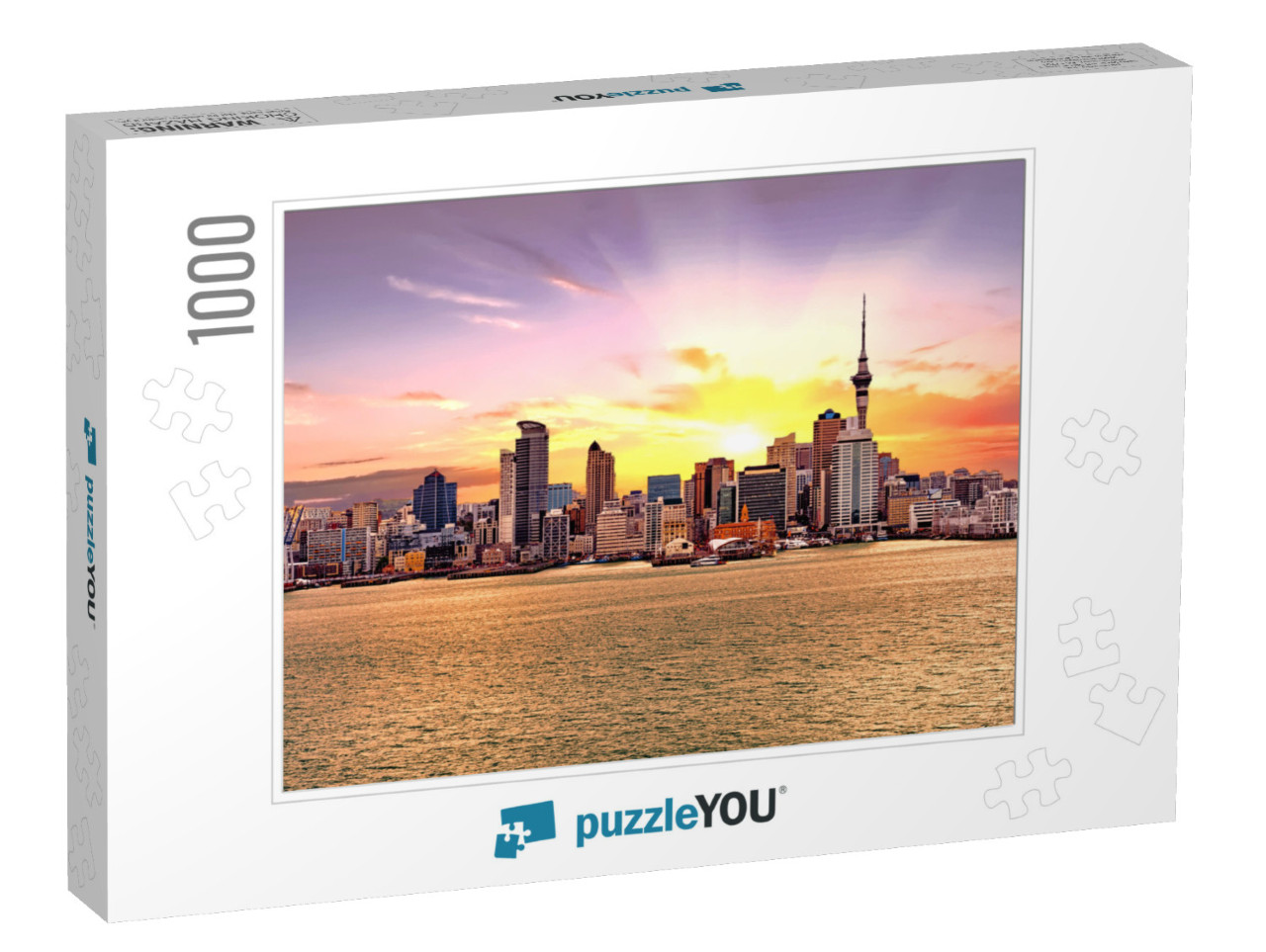 Skyline Photo of the Biggest City in the New Zealand, Auc... Jigsaw Puzzle with 1000 pieces