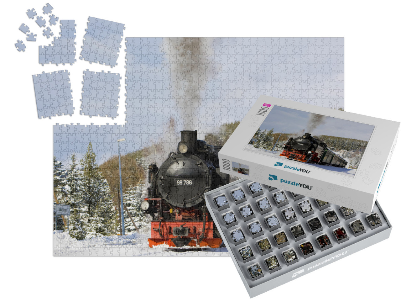 Steam Train, Oberwiesenthal - Cranzhal Fichtelbergbahn, G... | SMART SORTED® | Jigsaw Puzzle with 1000 pieces