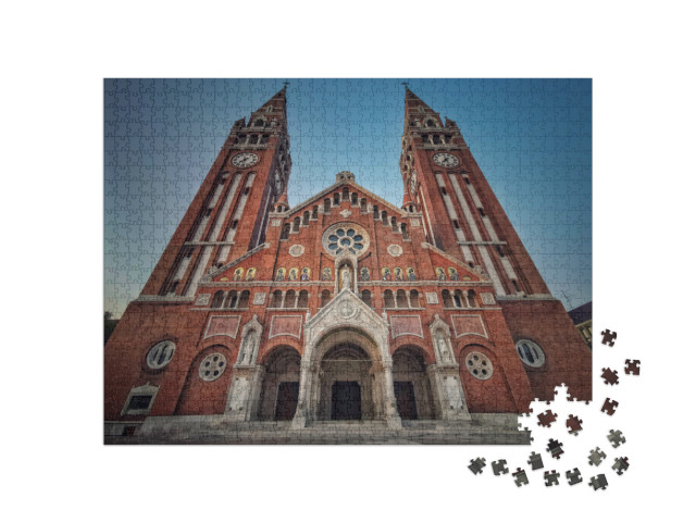 One of the Beauty of Hungary is the Szeged Cathedral... Jigsaw Puzzle with 1000 pieces