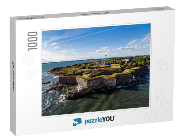 Suomenlinna is the Fortress Outside Helsinki, Here on a S... Jigsaw Puzzle with 1000 pieces