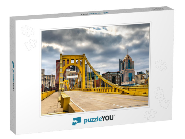 Andy Warhol Bridge Across the Allegheny River in Pittsbur... Jigsaw Puzzle